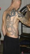 Back piece tattoo