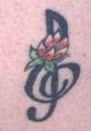 music tattoo
