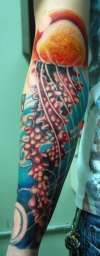 ocean sleeve 2nd sitting! tattoo