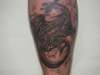 right calf tattoo