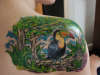 tucan jungle on my shoulder tattoo