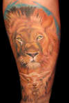 Lion and the Lamb tattoo