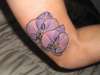 Purple Orchids tattoo