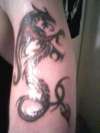 dragon on jake tattoo