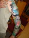 jungle sleeve tattoo