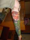 jungle sleeve tattoo