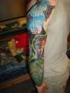 jungle sleeve tattoo