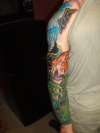 jungle sleeve tattoo