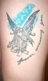 Meaningful angel tattoo