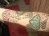 inner forearm and wrist tattoo