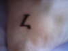 k in glagoljica tattoo