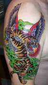 mystical tiger tattoo