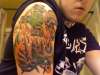 story of st. patrick tattoo with august burns red lyrics
