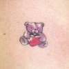 teddy bear tattoo