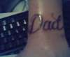 DAD LEFT  WRIST tattoo