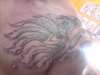 Fire leaves tattoo