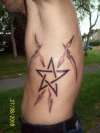 Check out my wicked star tattoo