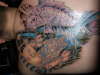Koi and foo dog tattoo