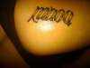 My parent's names tattoo