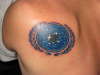 star trek :"U.F.P" symbol tattoo