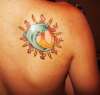 Peace Dolphin tattoo