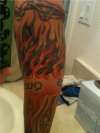 Backside tattoo
