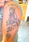 USMC TAT IN HONOR OF MY DAD tattoo