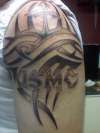 USMC Tribal tattoo