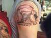 black and gray tattoo