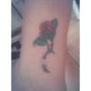 A rose tattoo