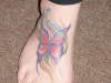 my second tattoo a butterfly on my foot tattoo