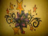 orchids and stars tattoo
