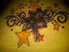 orchids and stars2 tattoo
