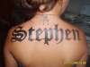 Back tattoo