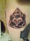 Celtic Aries (Pat Fish) tattoo