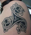 Celtic Triskele tattoo