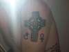 Cross " Life & Death" tattoo