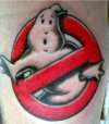 Ghostbusters Video Game Logo tattoo
