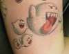 King Boo & Friends from Super Mario tattoo