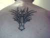Tribal Dragon Top Back tattoo