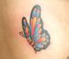 colorfull butterfly tattoo