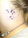notes tattoo