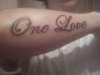one love tattoo