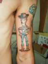 woody from toy story tattoo