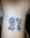 27! tattoo