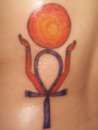 Ankh from Book of the Dead tattoo