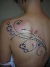 Back (Stars design) tattoo