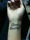 Keep Breathing tattoo