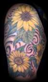 Sunflowers tattoo
