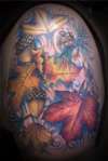 Leaves tattoo